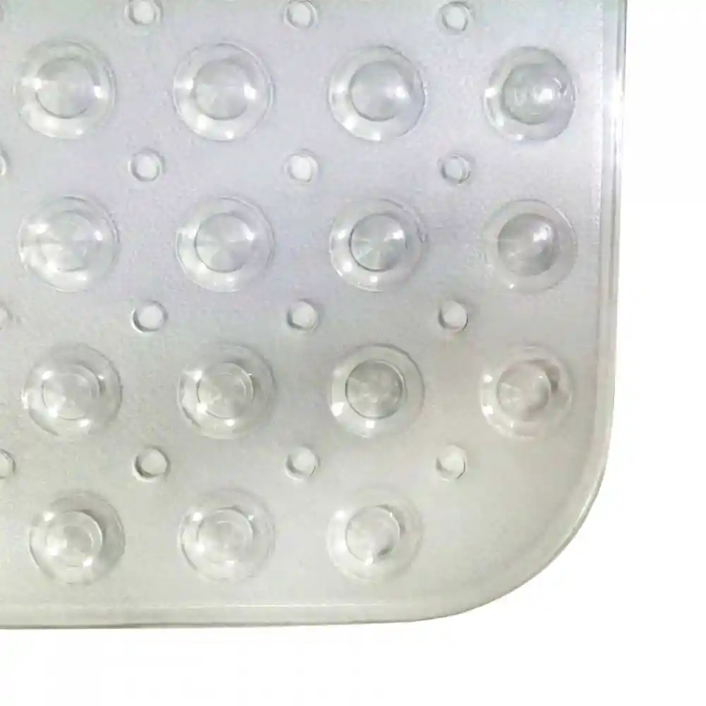 Tapete Expressions Antideslizante 3d Cu 53x53cm Transparente Pvc