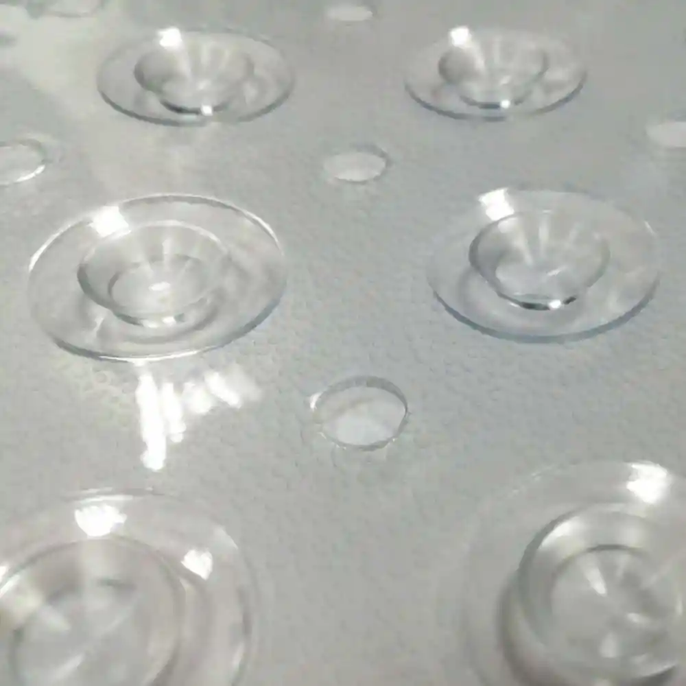 Tapete Expressions Antideslizante 3d Cu 53x53cm Transparente Pvc