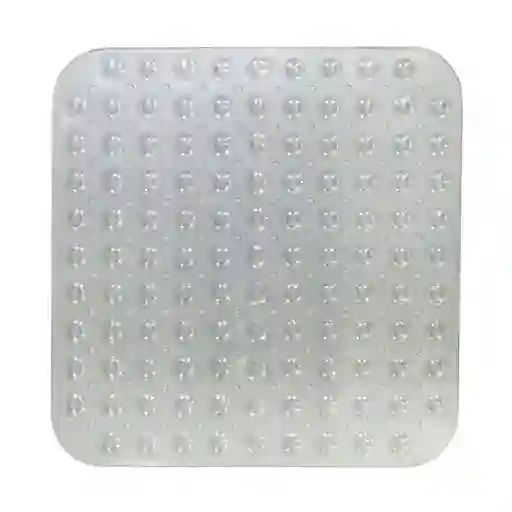 Tapete Expressions Antideslizante 3d Cu 53x53cm Transparente Pvc