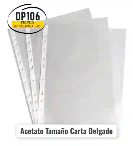 Acetato Tamaño Carta Delgado De Sobre/bolsillo X 1 Und