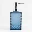 Dispensador Jabon Expressions 6x17x6cm Azul Polietileno
