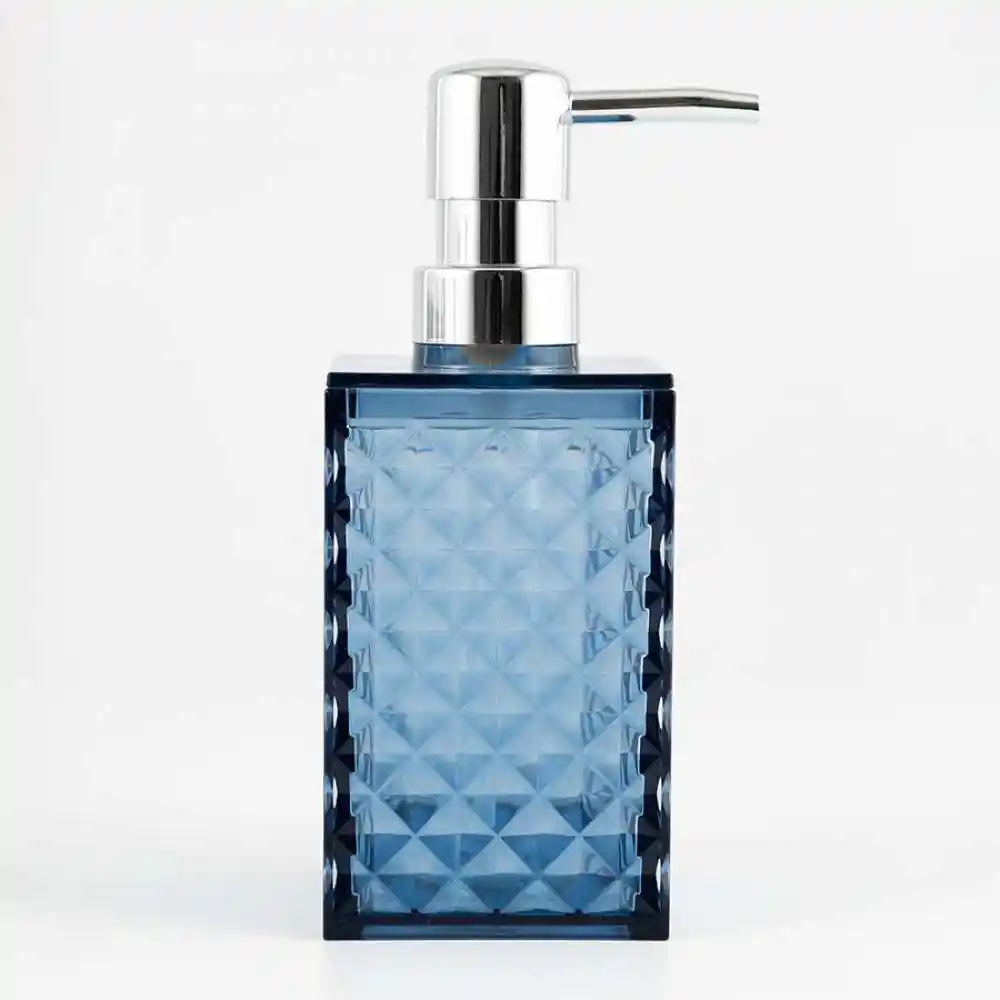 Dispensador Jabon Expressions 6x17x6cm Azul Polietileno
