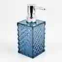 Dispensador Jabon Expressions 6x17x6cm Azul Polietileno