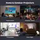 Mini Proyector Portátil 1080p Full Hd 4k Rotación 270°