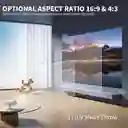 Mini Proyector Portátil 1080p Full Hd 4k Rotación 270°