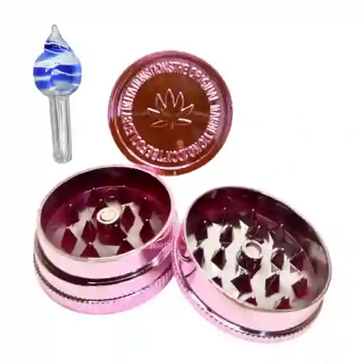 Combo Pipa Y Grinder Pequeño
