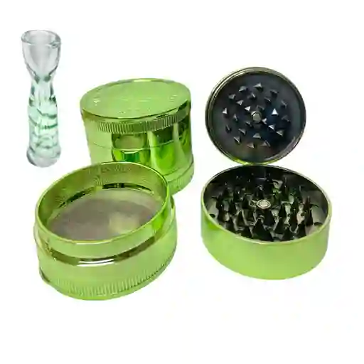 Combo Pipa Y Grinder Grande