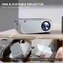 Mini Proyector Portátil 1080p - Con Bluetooth, Hdmi/usb Ideal Para Cine En Casa Y Exterior