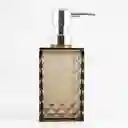 Dispensador Jabon Expressions 6x17x6cm Cafe Polietileno