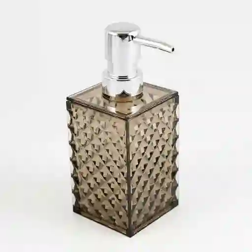 Dispensador Jabon Expressions 6x17x6cm Cafe Polietileno