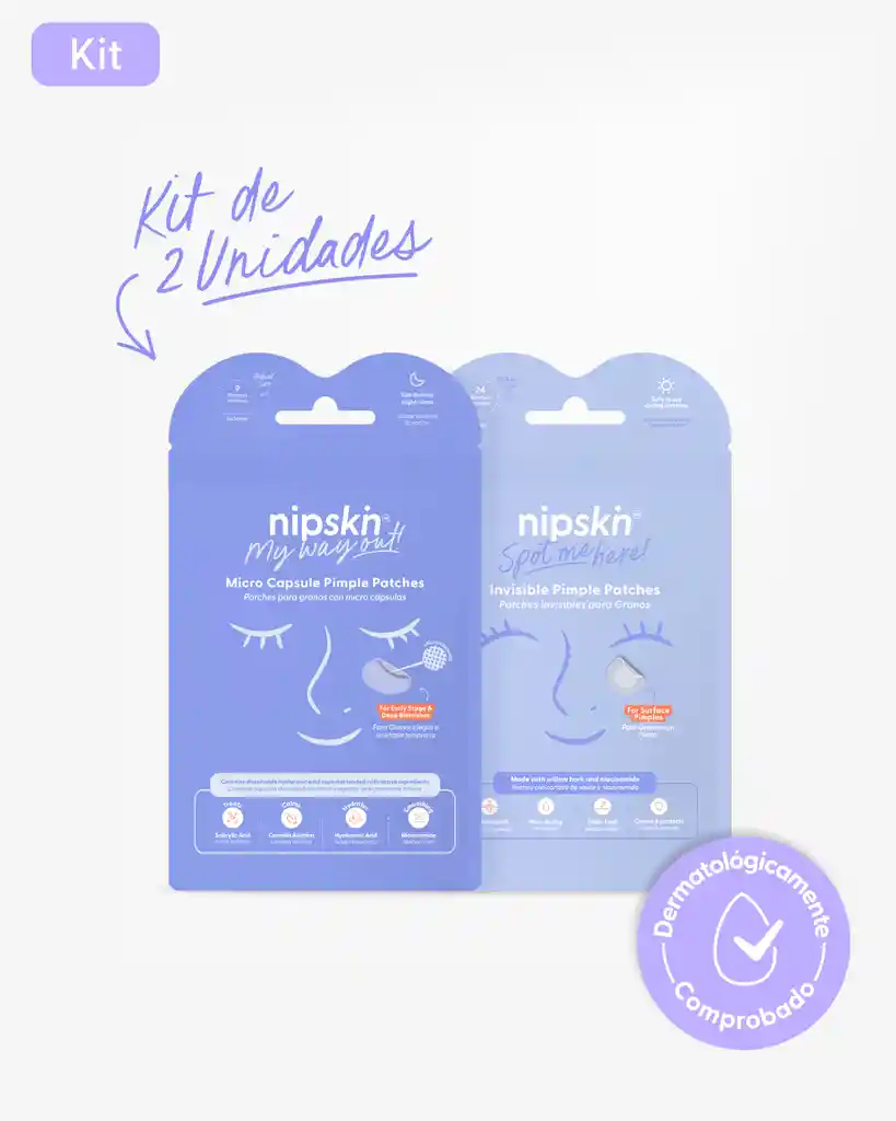 Parches Para Granos, Pimple Patches - Nipskin®