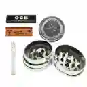 Combo Grinder Pequeño, Cuero Ocb Premium, Hornet, Pipa