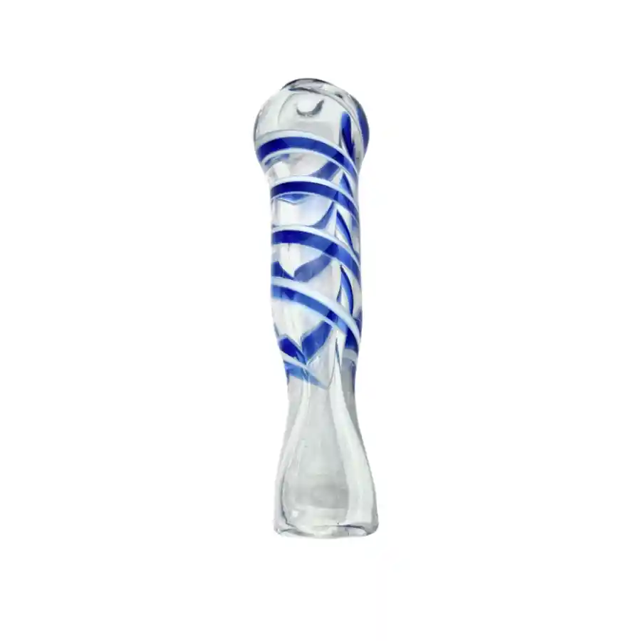 Pipa Vidrio Importada Grande Azul