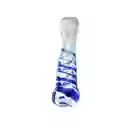 Pipa Vidrio Importada Grande Azul