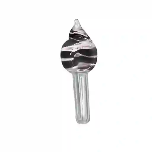 Pipa Vidrio Fuego Pequeña Negra