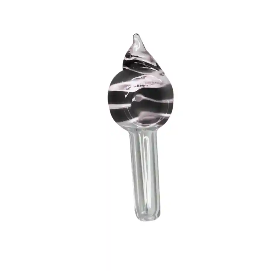 Pipa Vidrio Fuego Pequeña Negra