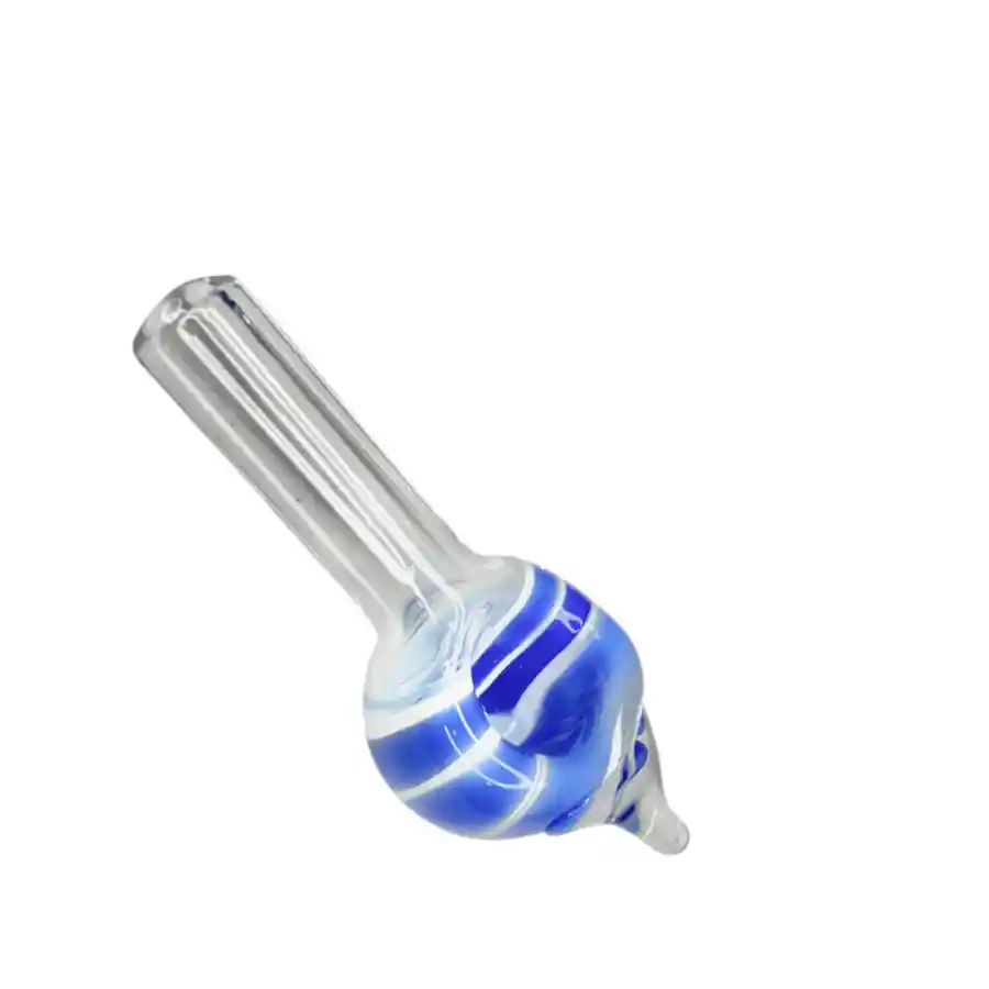 Pipa Vidrio Fuego Pequeña Azul