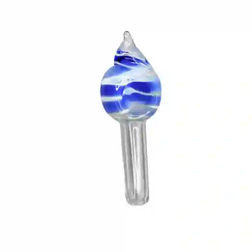 Pipa Vidrio Fuego Pequeña Azul