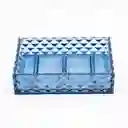 Jabonera Expressions 12x3x8cm Azul Polietileno