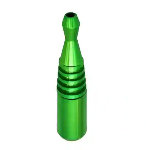 Pipa Bate Metalizada Verde