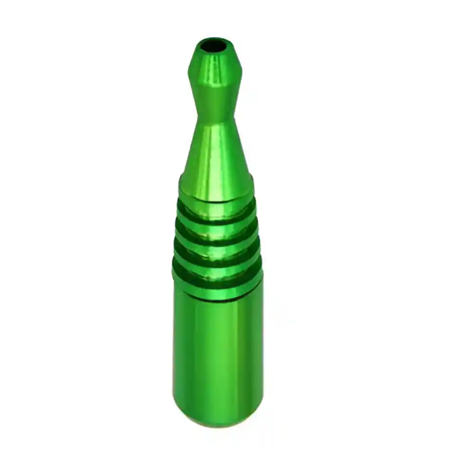 Pipa Bate Metalizada Verde