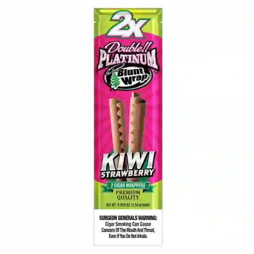 Blunt Wrap Platinum Strawberry Kiwi X2