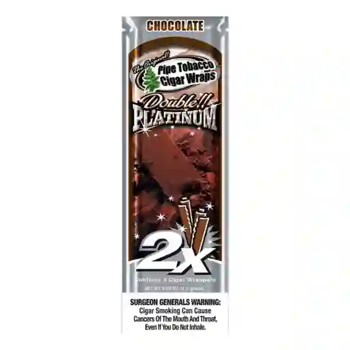 Blunt Wrap Platinum Chocolate X2