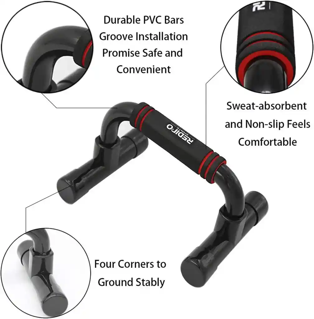 Soporte Flexiones De Pecho Push Up Barra Lagartijas Gym