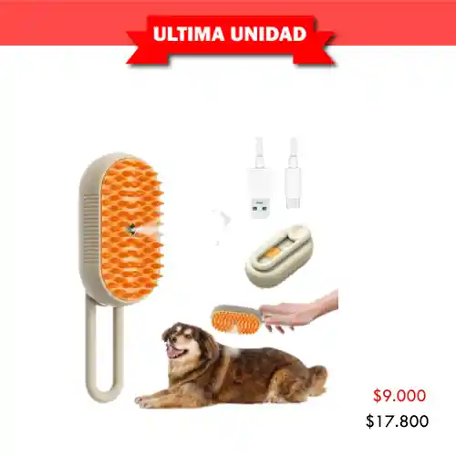 Cepillo A Vapor Para Mascotas