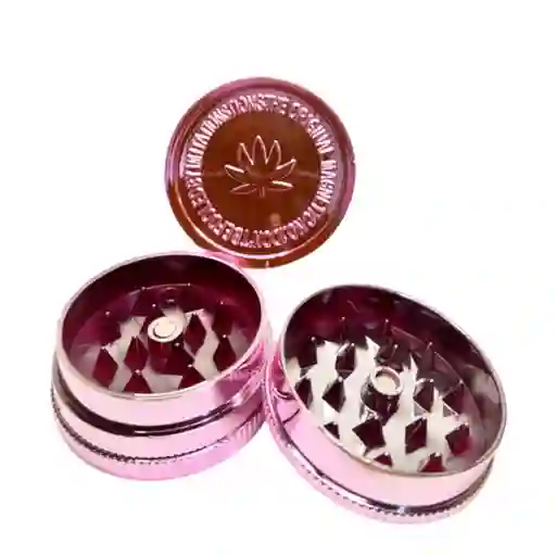 Grinder Pequeño En Acrilico Rosado