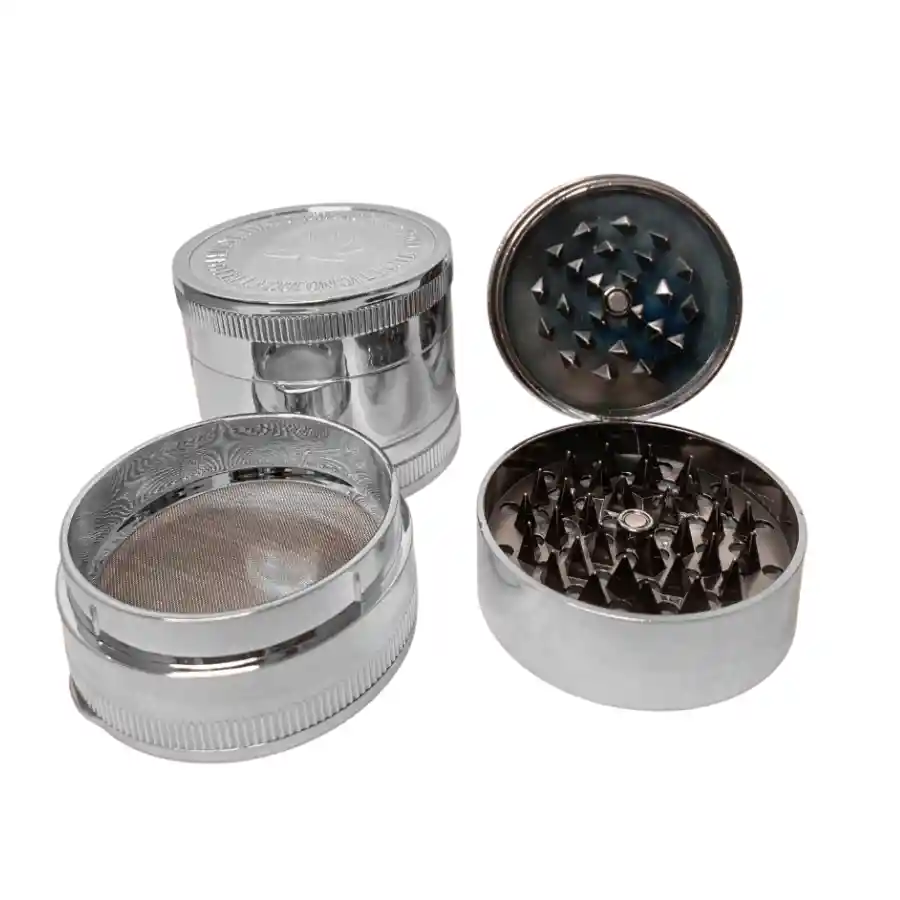 Grinder Grande En Acrilico Gris Raton