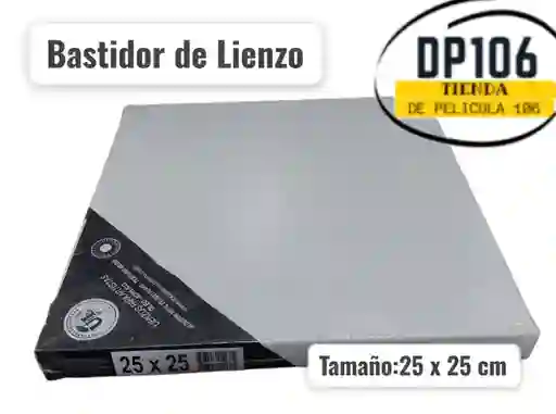Bastidor Lienzo Para Artistas Oleo-acrilico 25 X 25 Cm