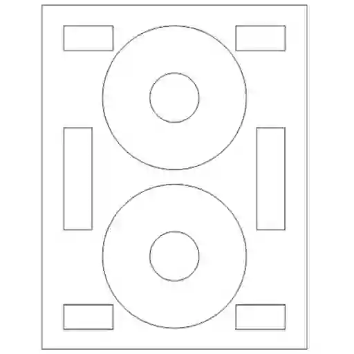 Rótulos Imprimibles Autoadhesivos Para Cd