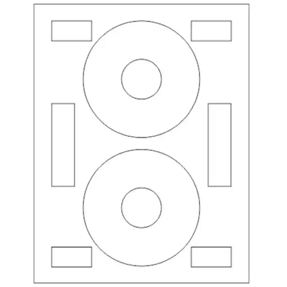 Rótulos Imprimibles Autoadhesivos Para Cd