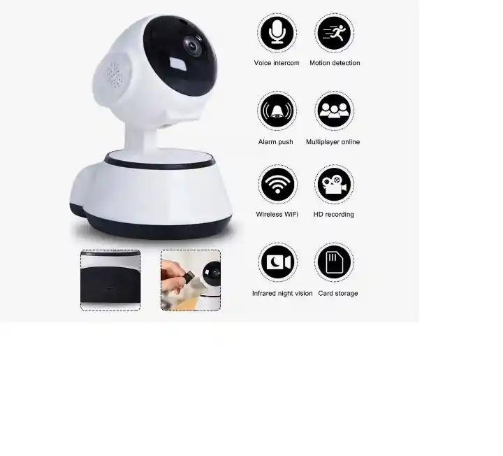 Camara De Seguridad 1796-5 Wifi Robótica V380
