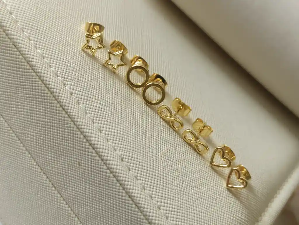 Set Topos En Oro Laminado 18k