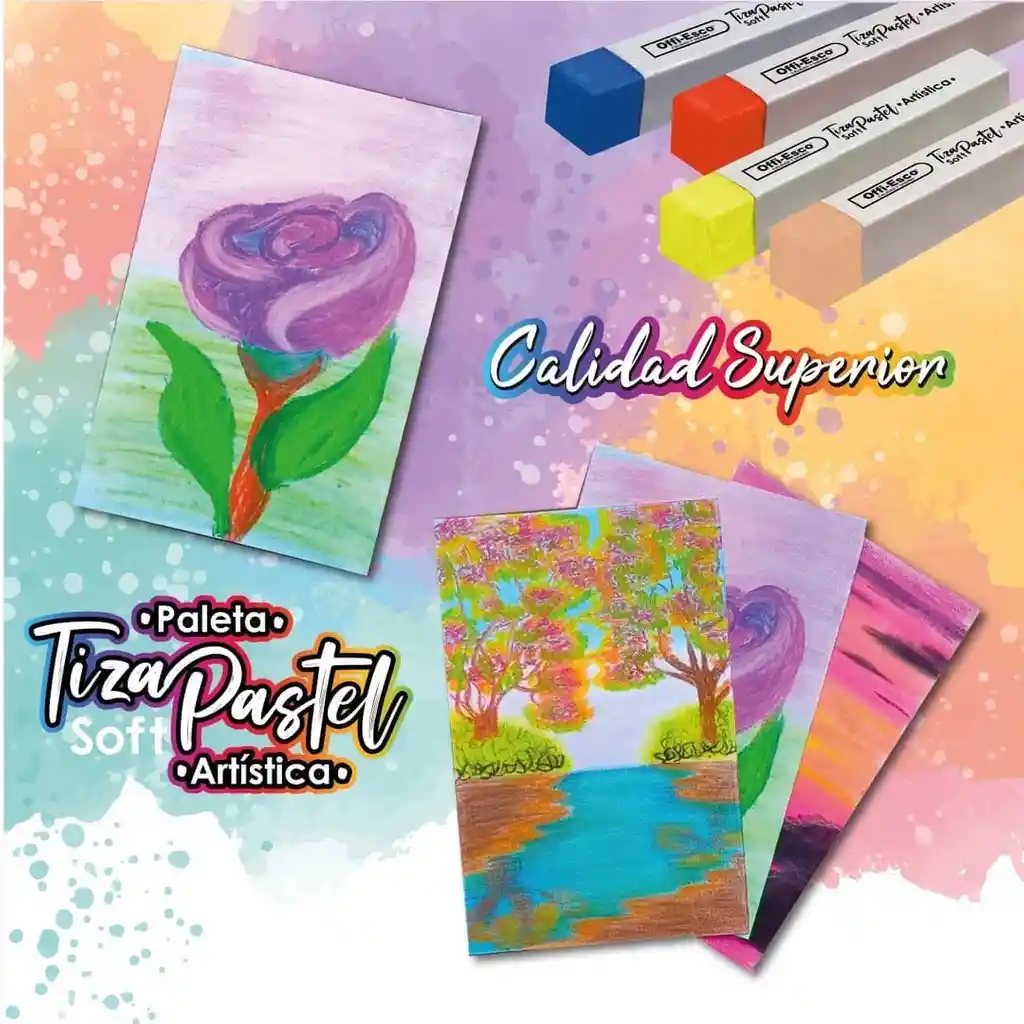 Tiza Pastel Artistica X12 Und