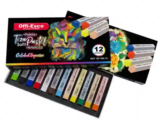 Tiza Pastel Artistica X12 Und