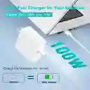 Cargador 100w Usb-c Para Macbook Pro/air + Cable 2m