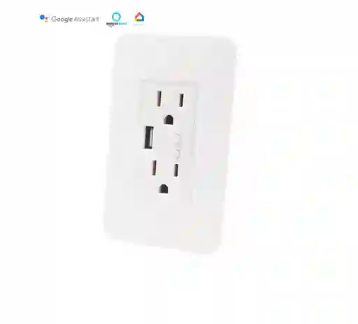 Toma Corriente Inteligente Alexa Doble Iu-wl001
