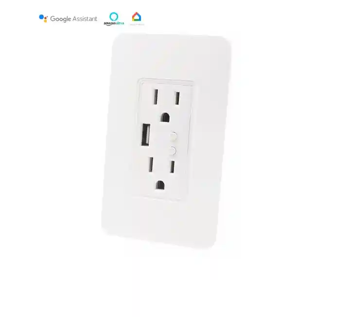 Toma Corriente Inteligente Alexa Doble Iu-wl001