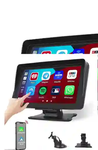 Pantalla Carplay Carro Inalambrica Android Apple Bluetooth