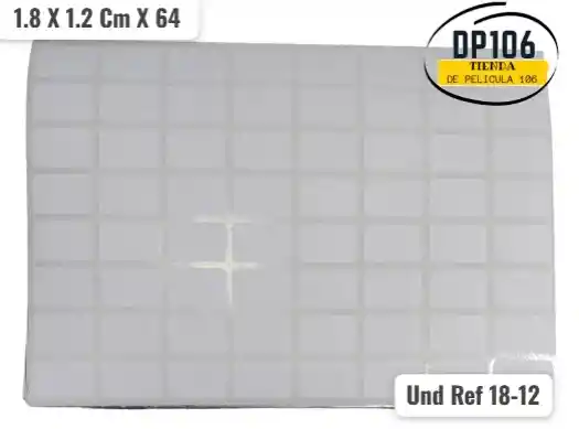 Rotulo Adhesivo 1.8 X 1.2 Cm X 64 Und Ref 18-12