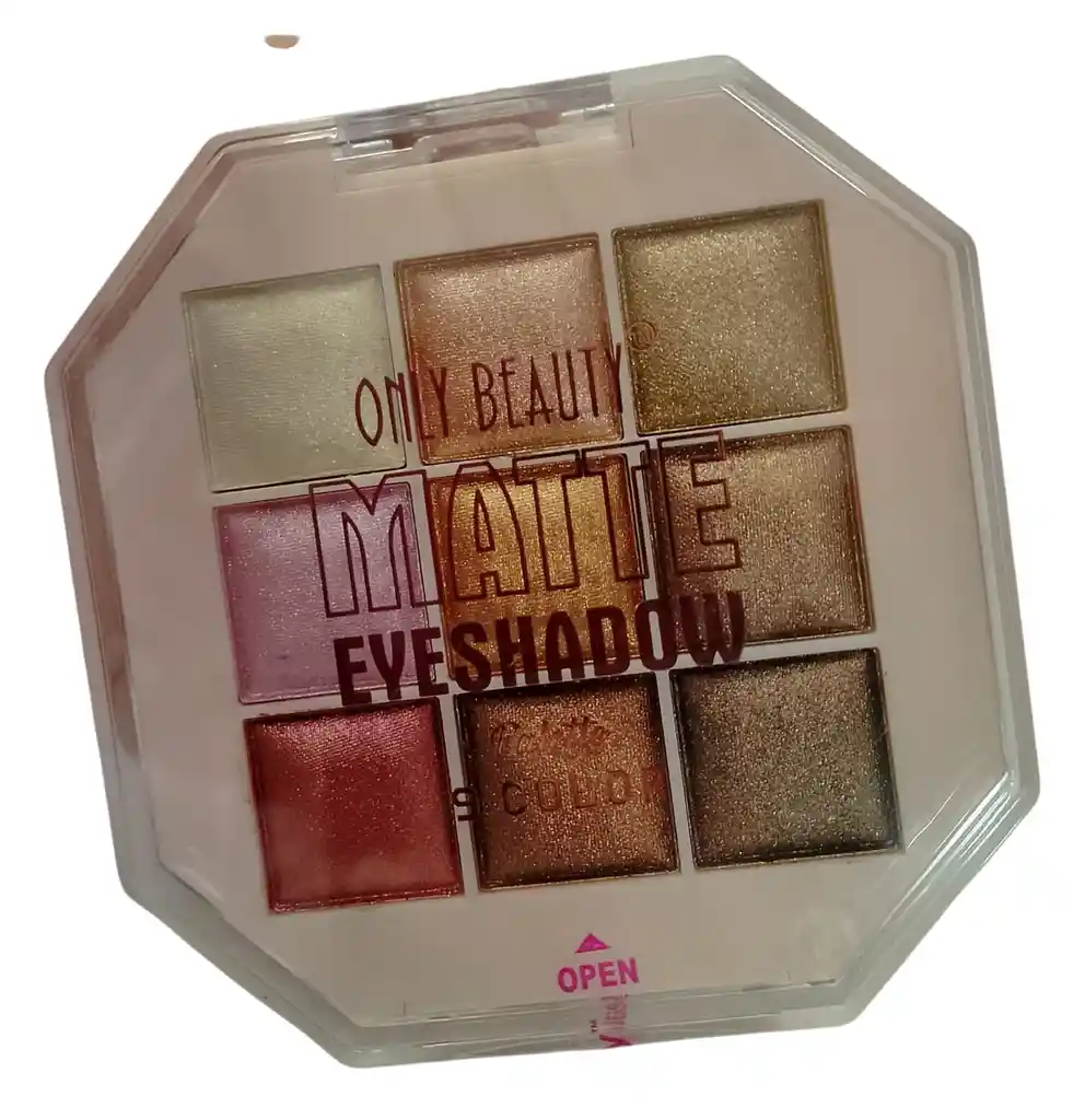 Paleta De Sombras 9 Tonos Satinada