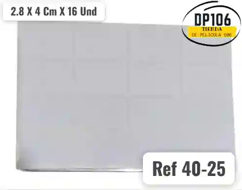 Rotulo Adhesivo 2.8 X 4 Cm X 16 Und Ref 40-25