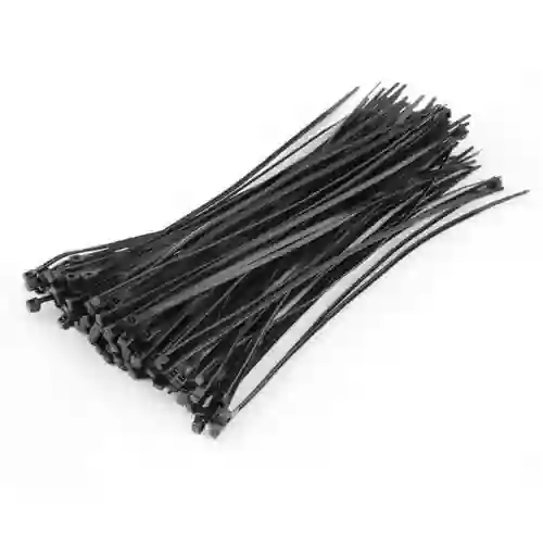 Amarres Negros Y Blancos De 40 Cm X100 Und
