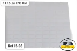 Rotulo Adhesivo 1 X 1.5 .cm X 99 Und Ref 15-08