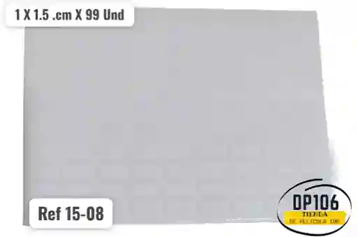Rotulo Adhesivo 1 X 1.5 .cm X 99 Und Ref 15-08