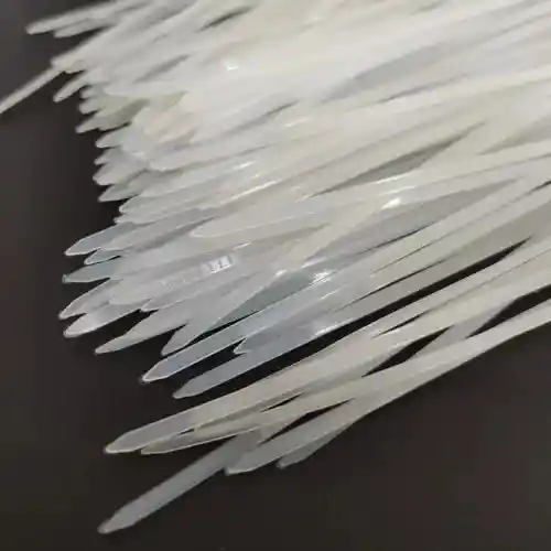 Amarres Plasticos Blancos De 25cm X100 Und