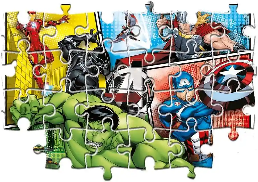 Rompecabezas 2 En 1 60 Piezas Marvel Avengers Para Niños